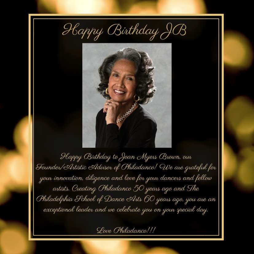 Happy Birthday to Joan Myers Brown
